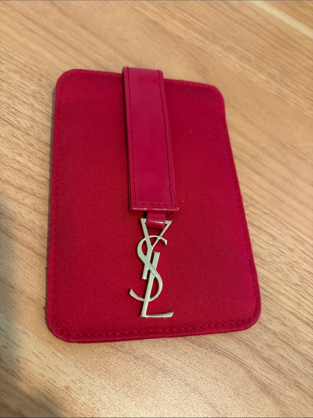 Yves Saint Laurent Red Pouch
